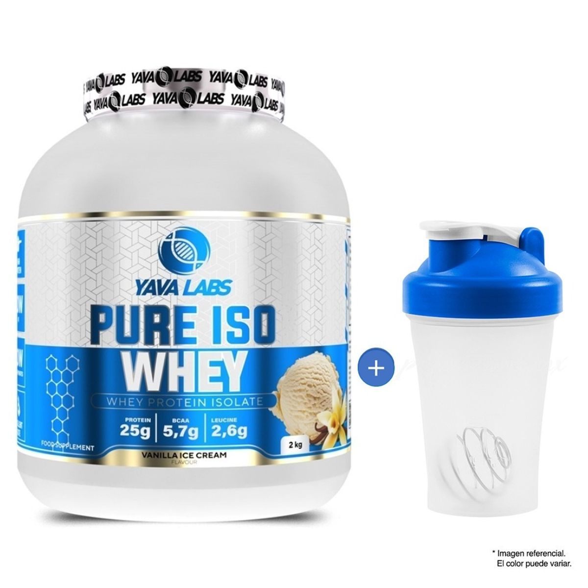 GENERICO - Proteína Yava Labs Pure Iso Whey 2Kg Vainilla
