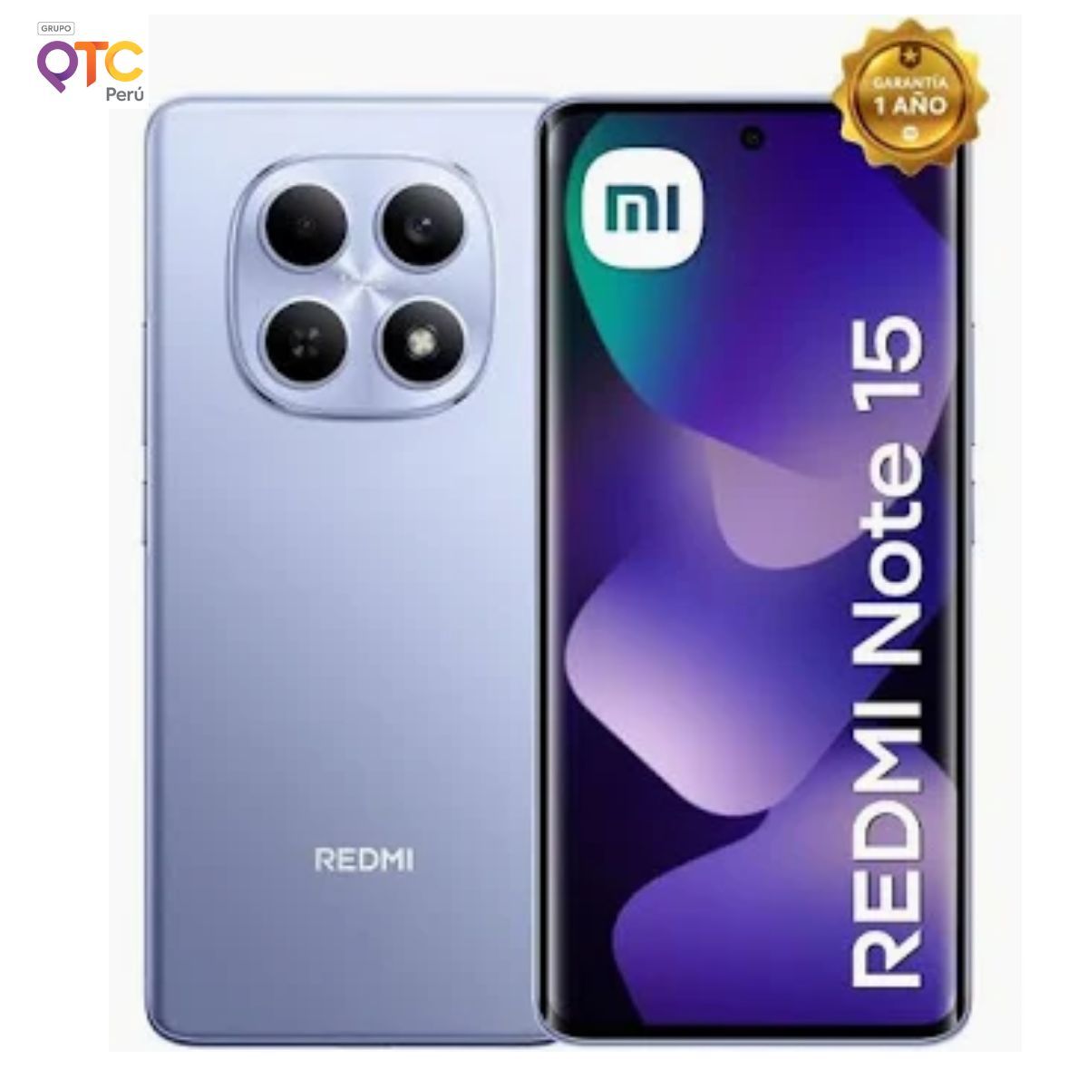 XIAOMI - Xiaomi Redmi Note 15 256GB 8GB RAM Morado – Smartphone Versión US