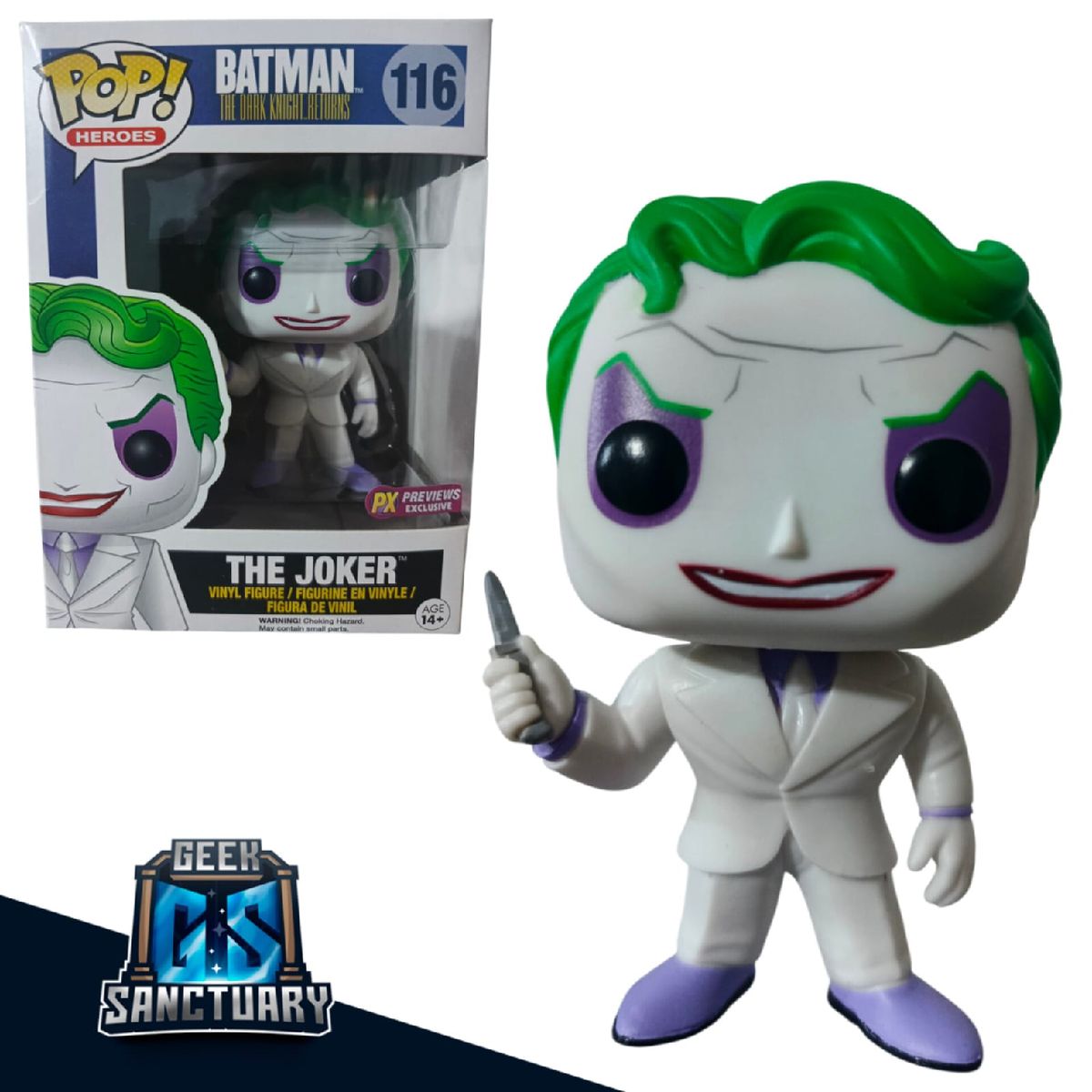 FUNKO - FUNKO POP THE JOKER THE DARK KNIGHT RETURNS 116 (DESCONTINUADO/ANTIGUO)