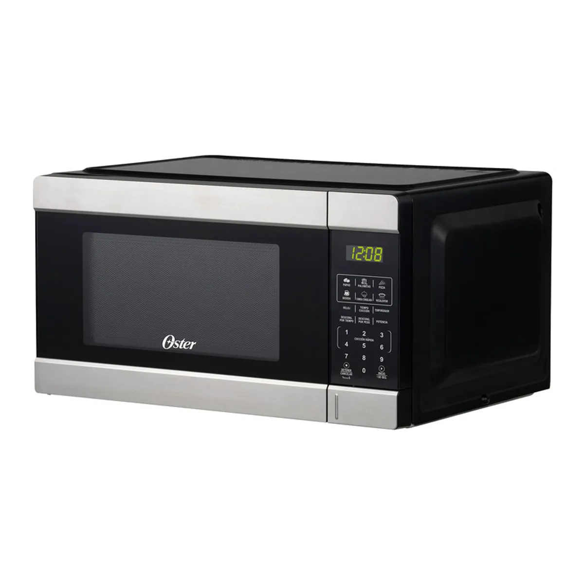 OSTER - HORNO MICROONDAS OSTER POGG2303 25LTS NEGRO CON MARCOS DE ACERO INOXIDABLE
