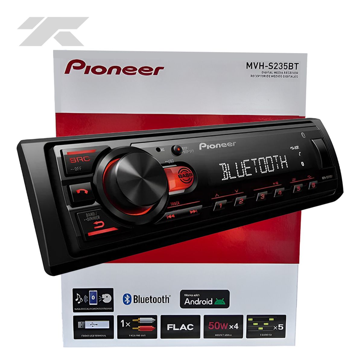 PIONEER - Autoradio Pioneer USB Bluetooth MP3 MVH-S235BT