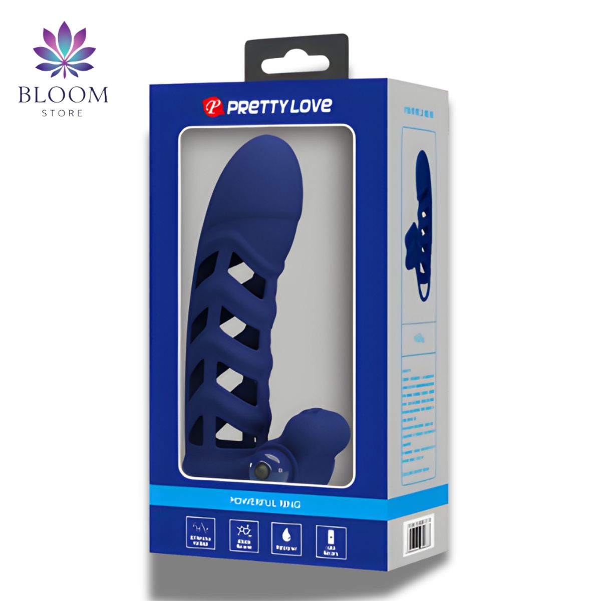 PRETTY LOVE - FUNDA VIBRATORIA REALISTA PARA ESTIMULACION MASCULINA