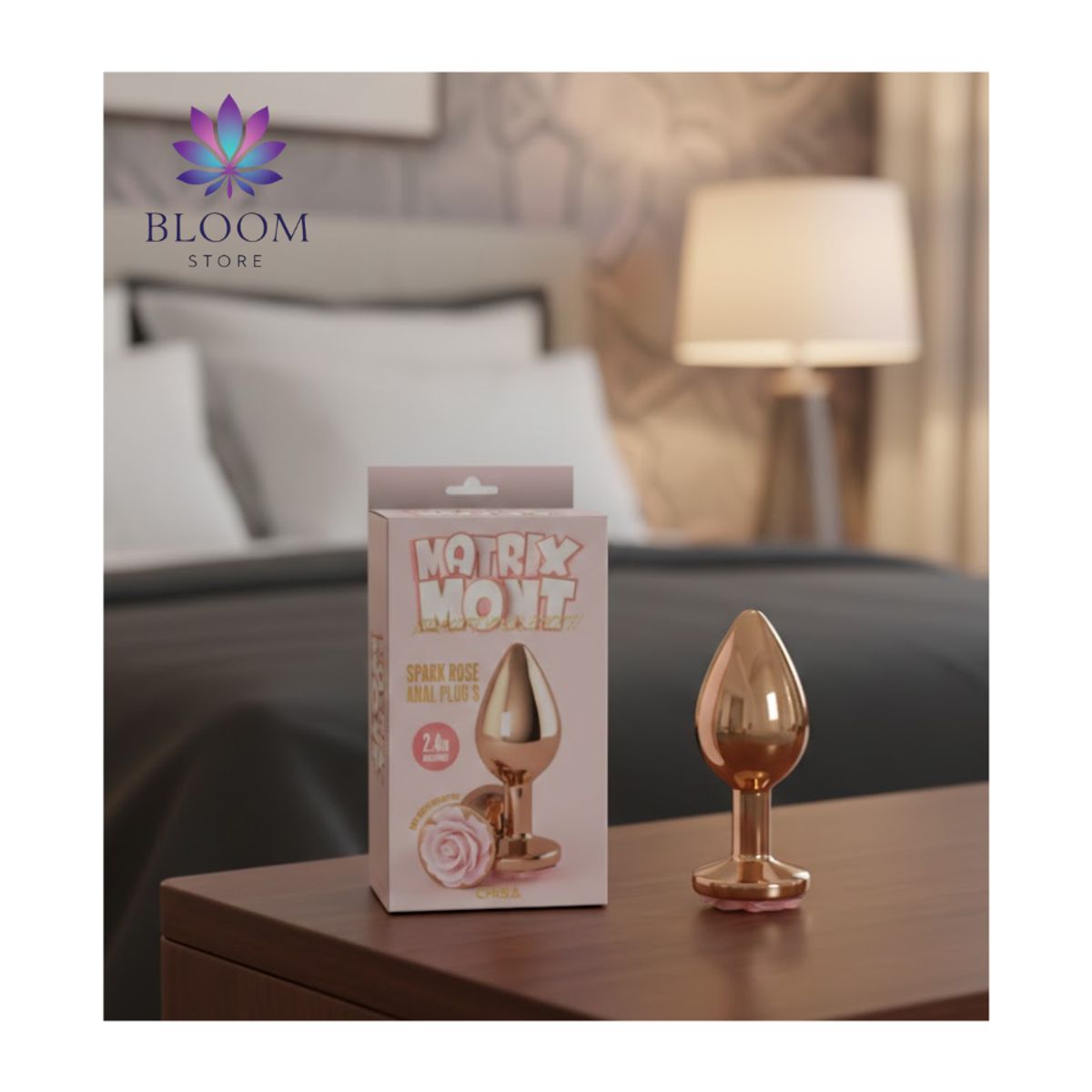 CHISA - PLUG DILATADOR ANAL SPARK ROSE