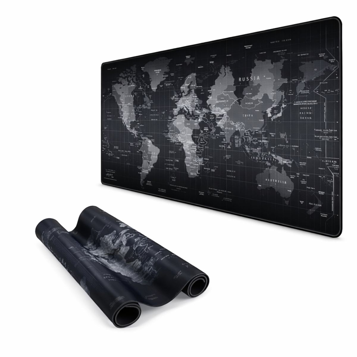 GENERICO - Mousepad Gamer XXL 80x30 Cm Mapa Mundial Antideslizante