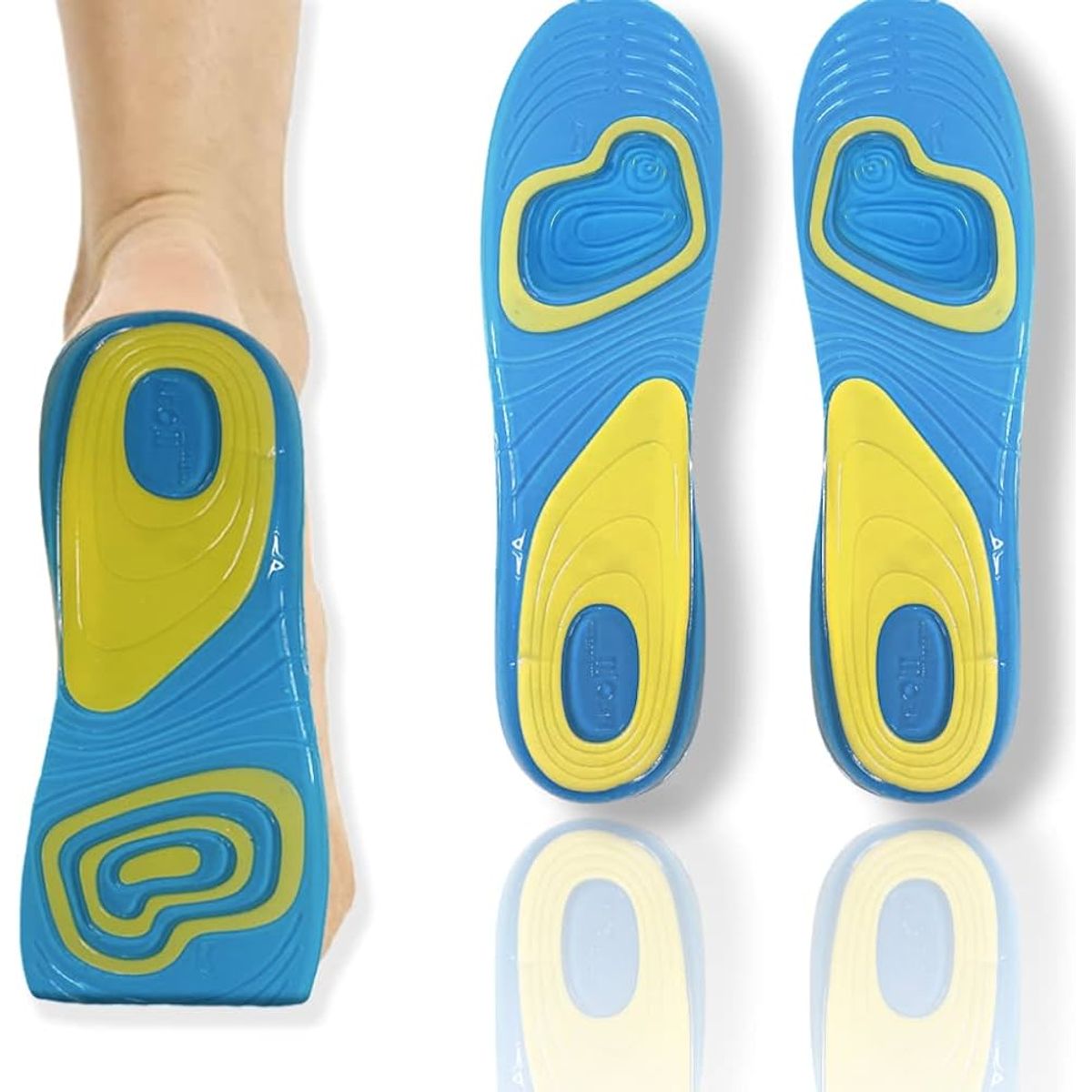 OEM - Plantilla Confortable de Descanso y Alto de Gel Varon 41-44