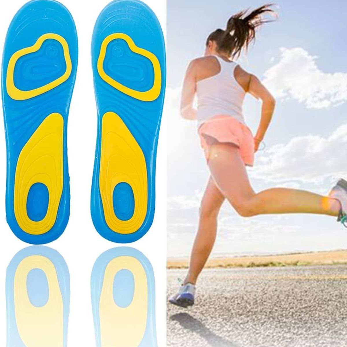 OEM - Plantilla Confortable de Descanso y Alto de Gel Varon 41-44