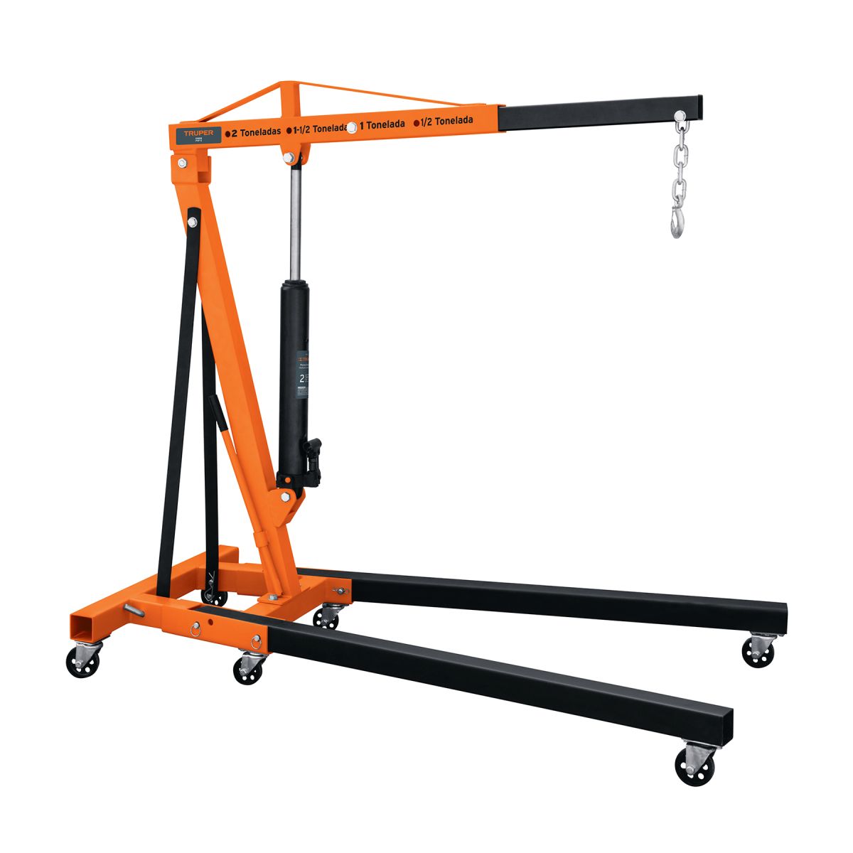 TRUPER - PLUMA HIDRÁULICA 2 TON, PLEGABLE, TRUPER 12888