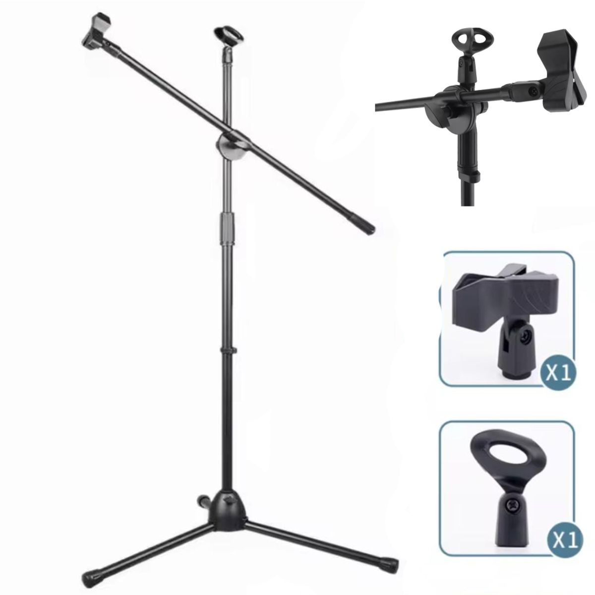 GENERICO - Trípode Pedestal Soporte para Micrófonos