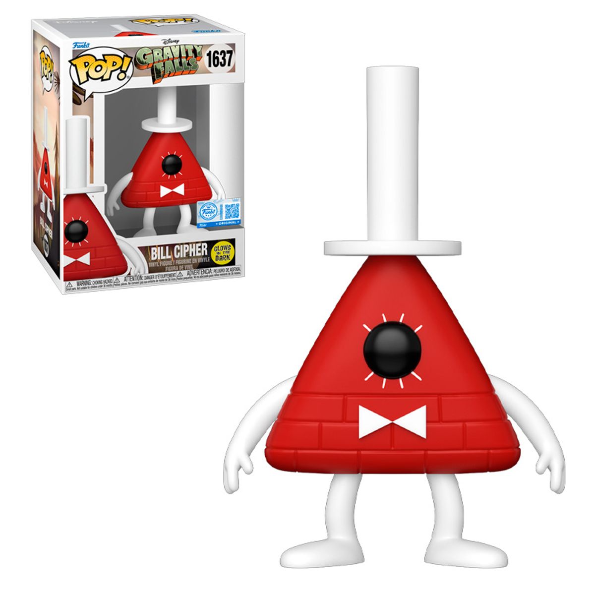 FUNKO - GRAVITY FALLS BILL CIPHER GLOW IN THE DARK 1637