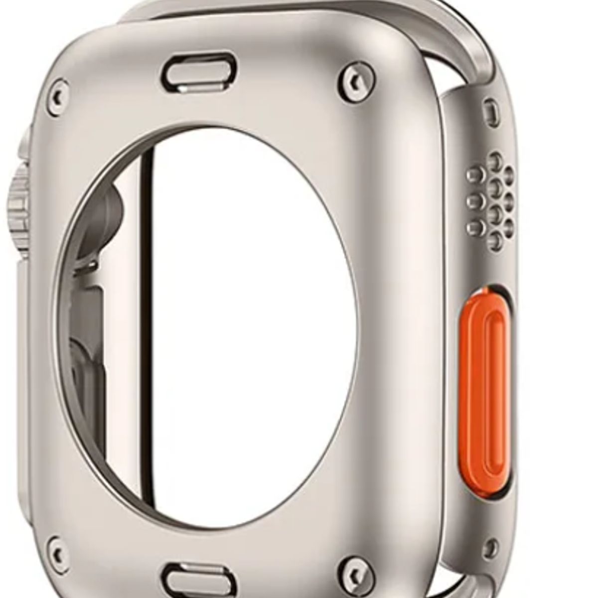 GENERICO - Bumper Convertidor Clásico a Ultra para Apple Watch 44mm - TITANIUM
