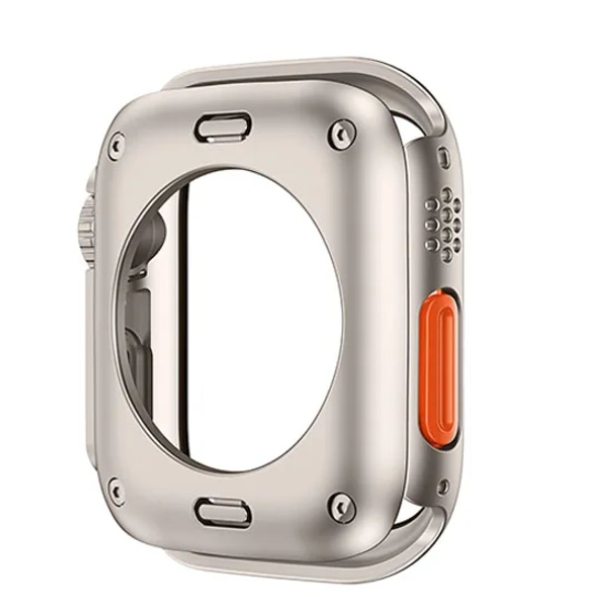 GENERICO - Bumper Convertidor Clásico a Ultra para Apple Watch 44mm - TITANIUM