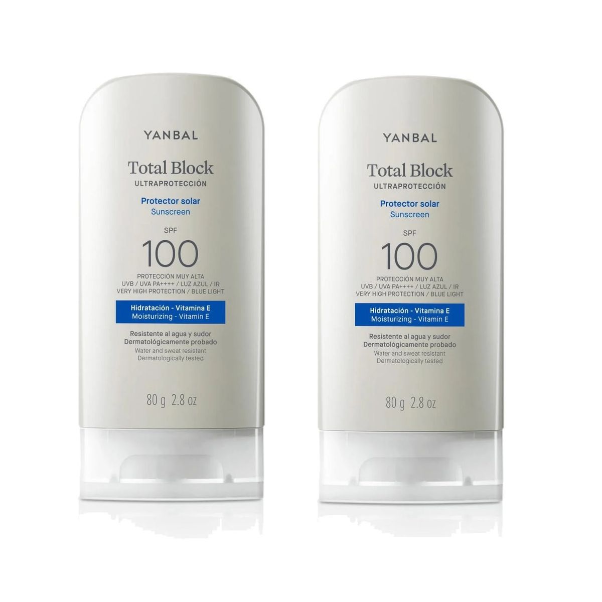 Duo Protector Solar Total Block Ultra protección SPF 100 80 gr, marca Yanbal - Foto Principal