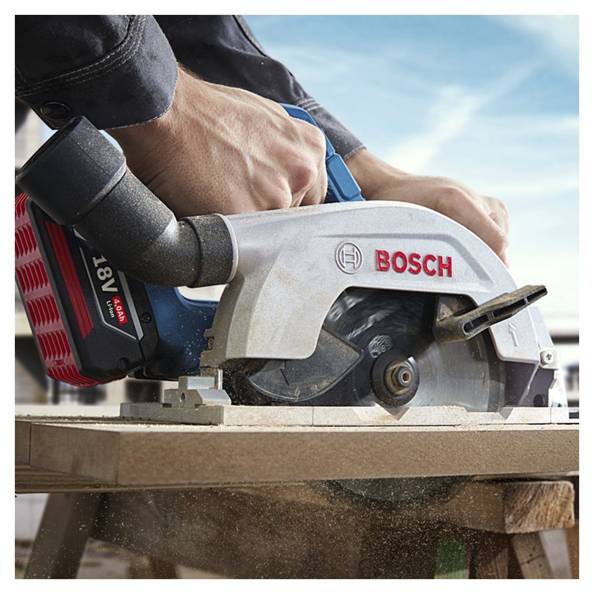 Sierra Circular 165 Mm 18v 5000 Rpm Bosch Gks 185-li, marca Bosch - Foto 2