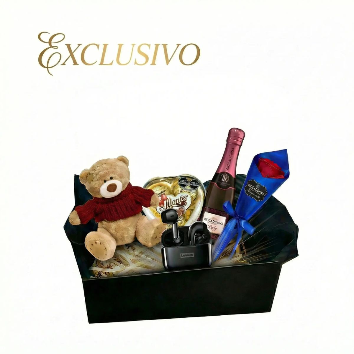 GENERICO - Box Exclusivo San Valentín  Regalo Premium con Audífonos Lenovo