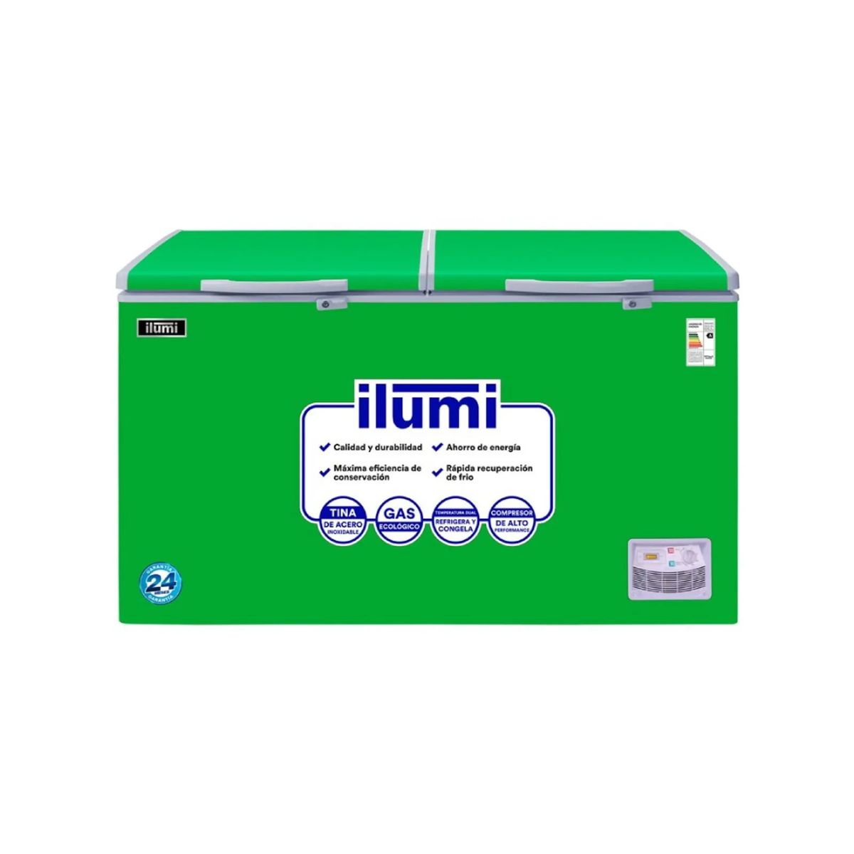 ILUMI - Congelador Horizontal Ilumi TFI-4402GR 440L  Verde