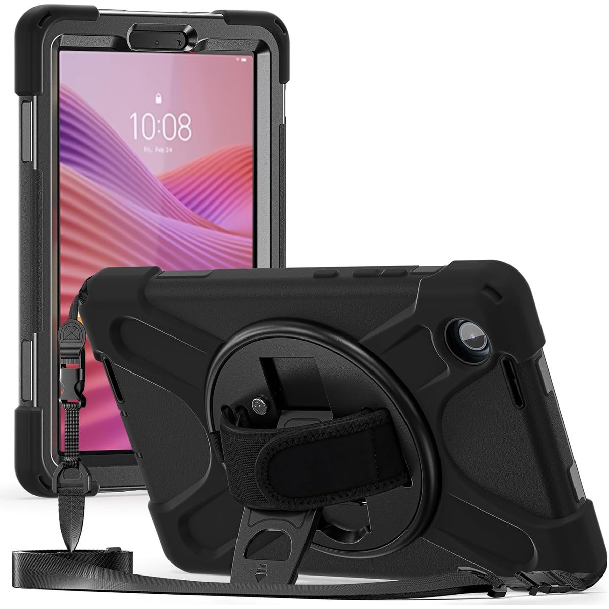 GENERICO - FUNDA ANTIGOLPE PARA TABLET LENOVO TAB ONE 87” TB305FUK9 NEGRO