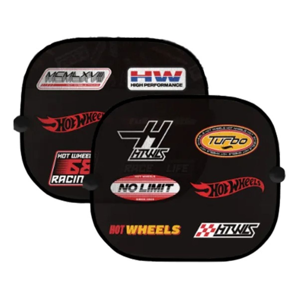 GENERICO - Tapasol HOT WHEELS Diseño Deportivo Plegable Universal 3Pcs