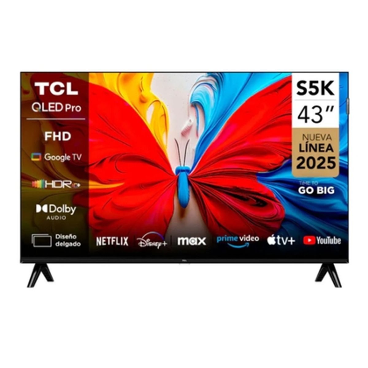 TCL - TELEVISOR QLED 43 FHD SMART TV GOOGLE  TV