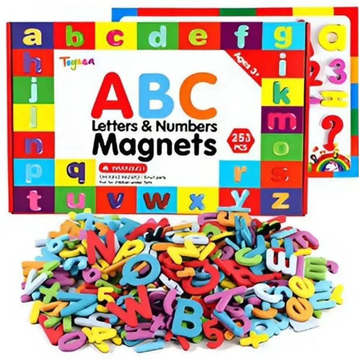 SET DIDÁCTICO DE LETRAS MAGNÉTICAS CON PIZARRA - 253 PCS, marca GENERICO - Foto Principal