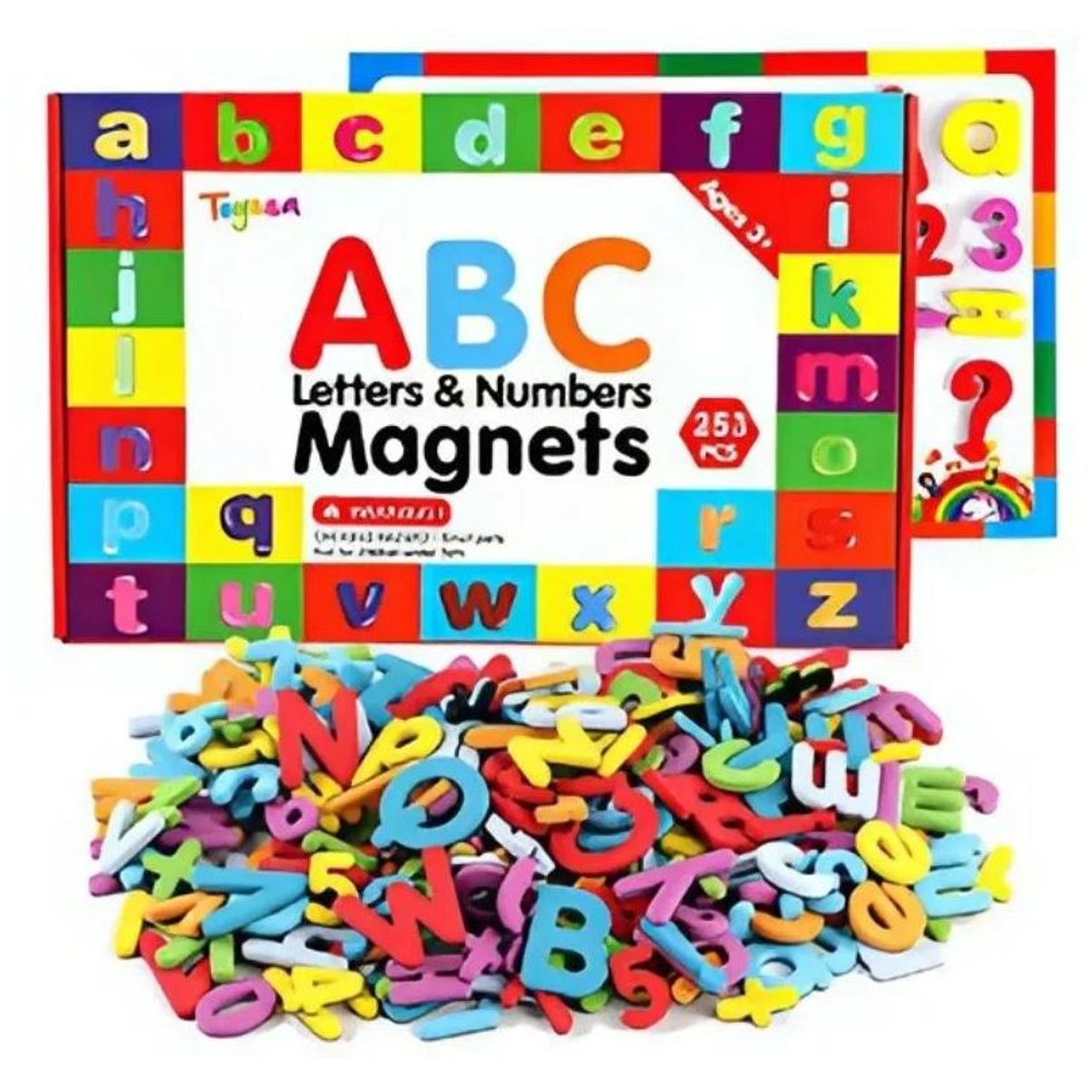 SET DIDÁCTICO DE LETRAS MAGNÉTICAS CON PIZARRA - 253 PCS, marca GENERICO - Foto Principal