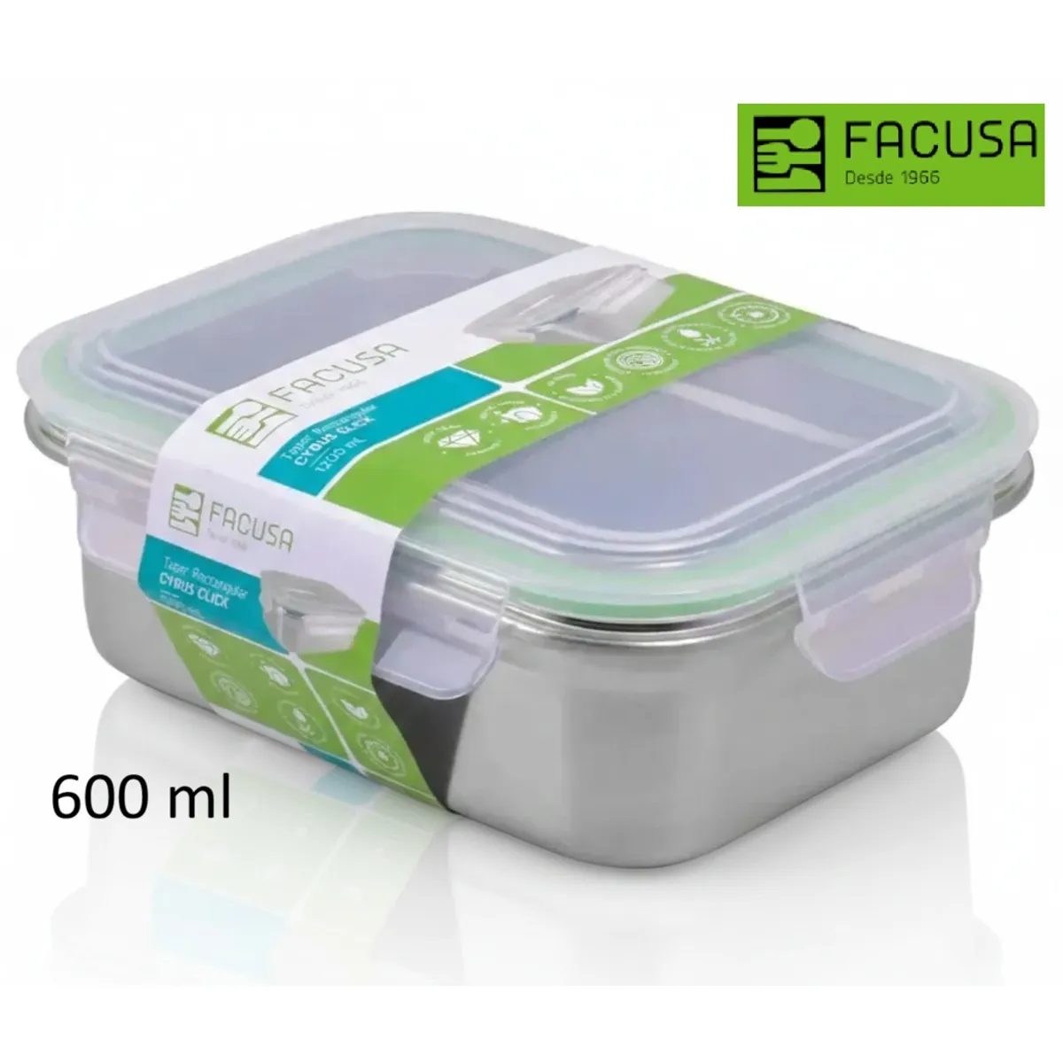 FACUSA - Taper Acero Inoxidable FACUSA  600 Ml