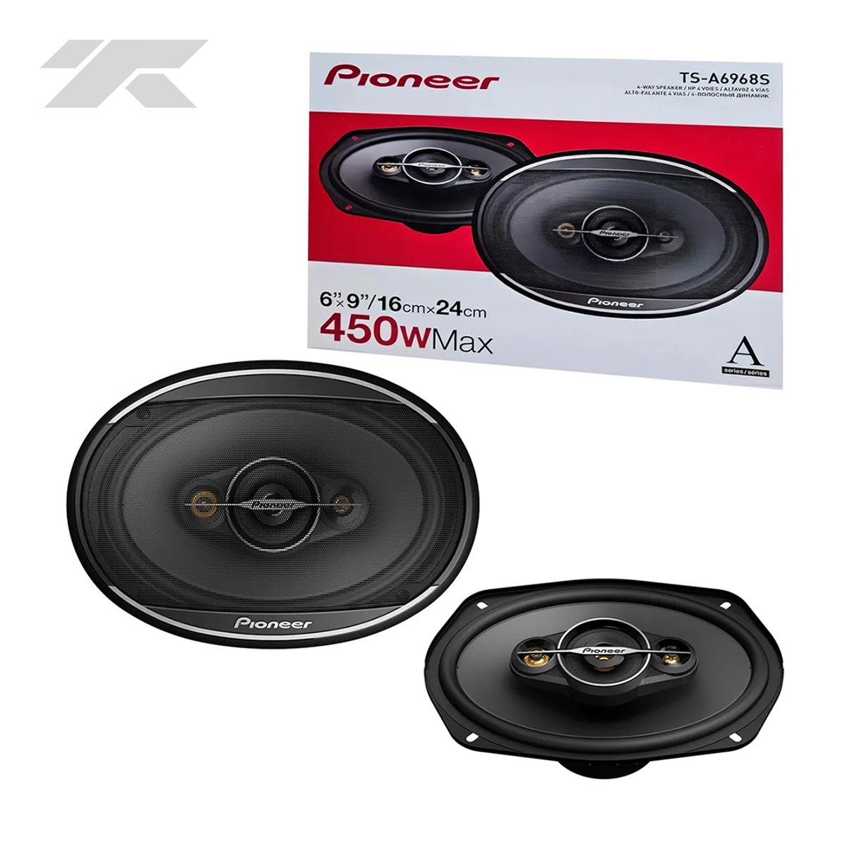 PIONEER - Parlante Pioneer TS-A6968S 4-Vias 450w Ovalado