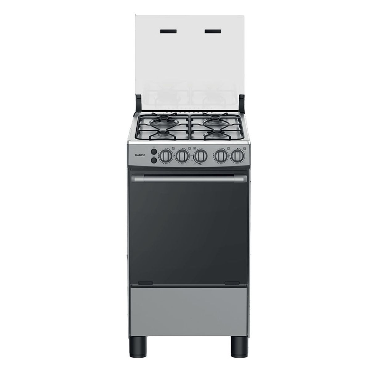 INDURAMA - Cocina Indurama Matisse Gris 4 Hornillas a Gas - Diseño Elegante y Eficiente