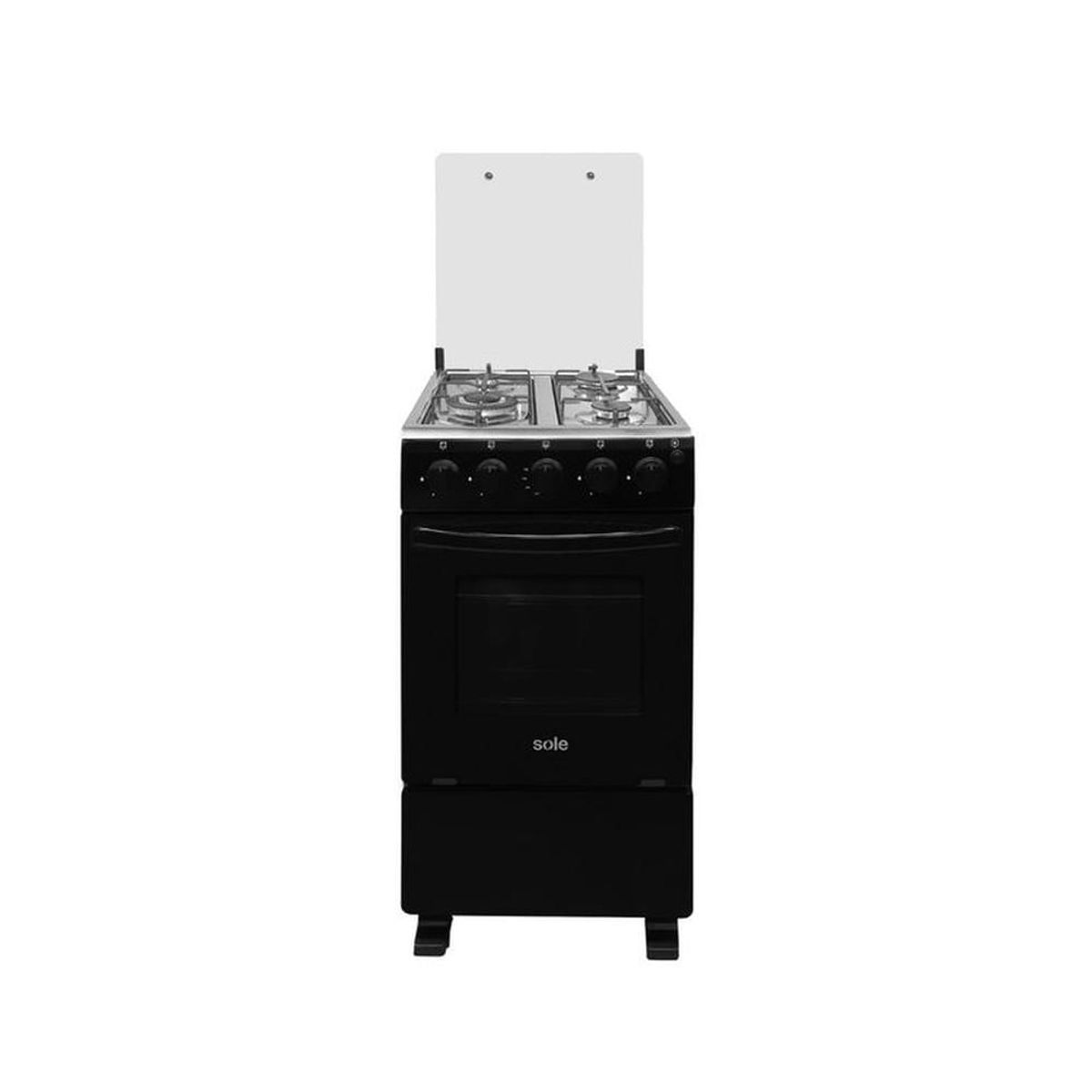 SOLE - Cocina de Pie GLP 50 cm 4 Hornillas COSOL042 - Compacta y Funcional
