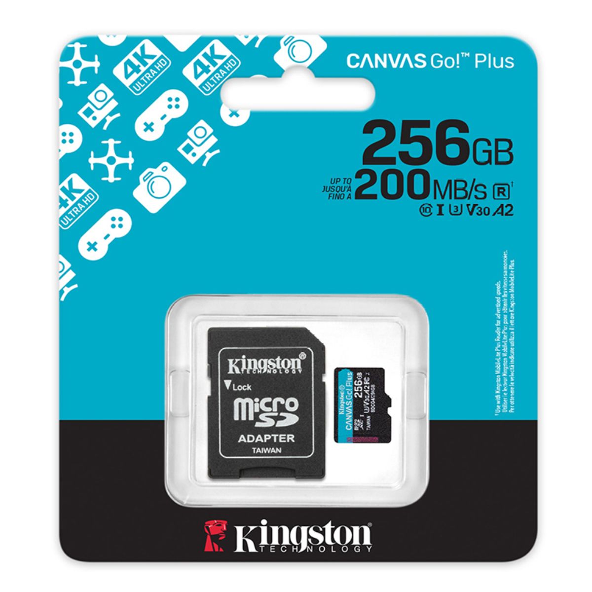 KINGSTON - Memoria Micro Sd Kingston 256gb Canvas Go Original