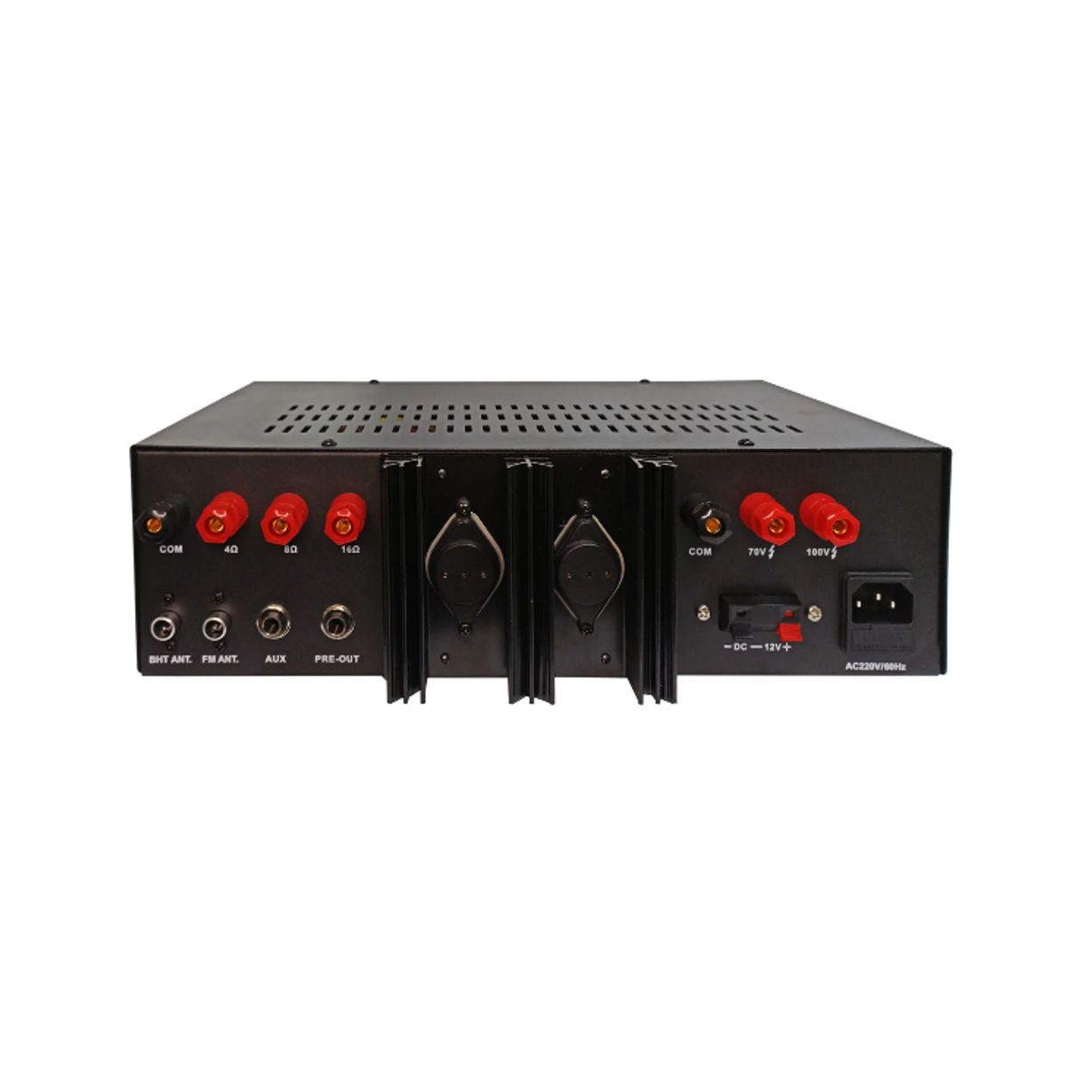 BATBLACK - Kit Amplificador de Audio 120W + Parlante Ambiental 65” KIT-PAM3-1204-1