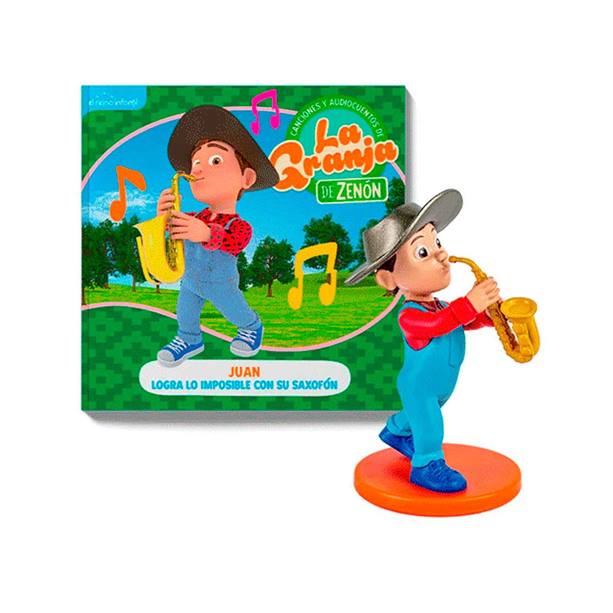 LA GRANJA DE ZENON - Granja de Zenon Figura Juan incluye Libro