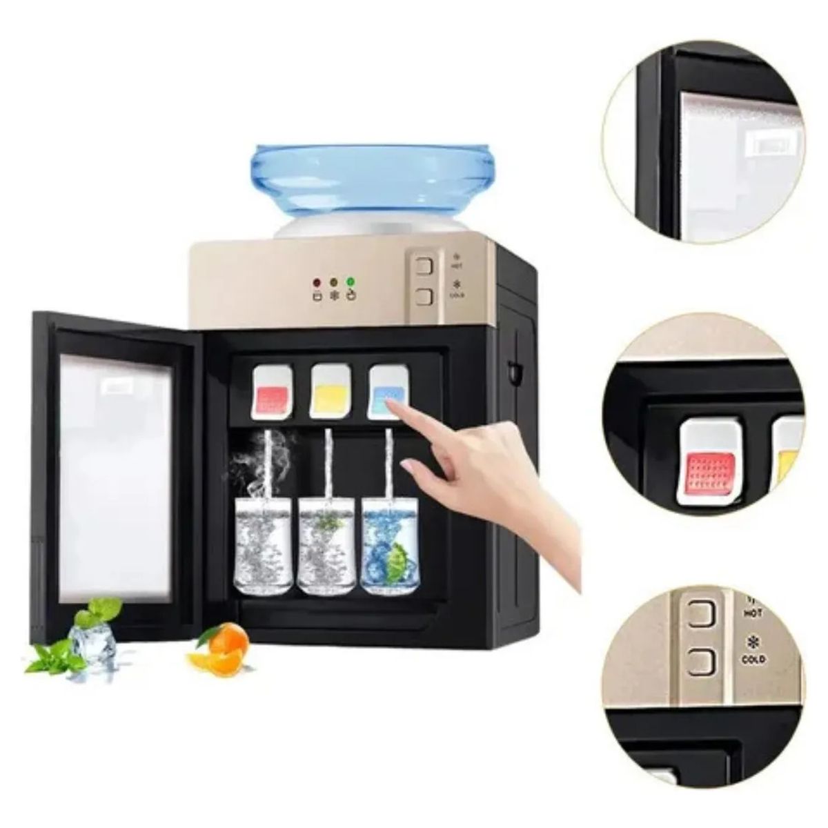 U BUY - Dispensador De Agua Fría Y Caliente Compacto 3 Modos