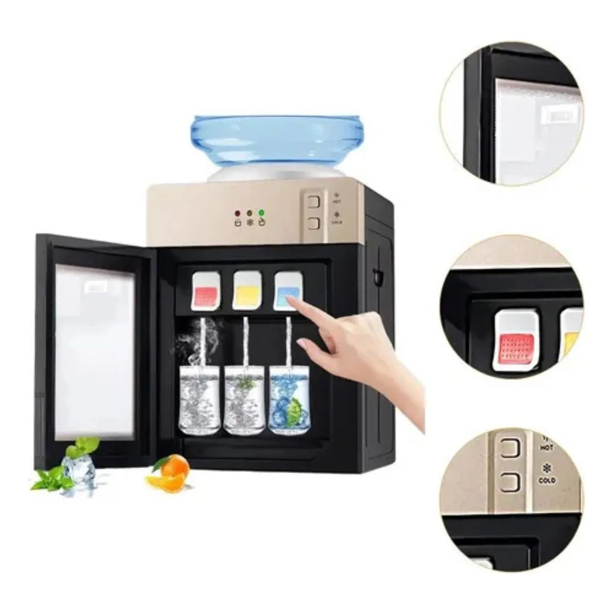 U BUY - Dispensador De Agua Fría Y Caliente Compacto 3 Modos