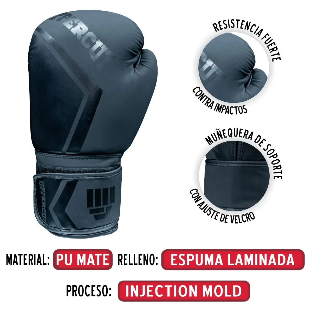 UPPERCUTT - Guantes De Boxeo 16oz Uppercut Modelo UPP-3900