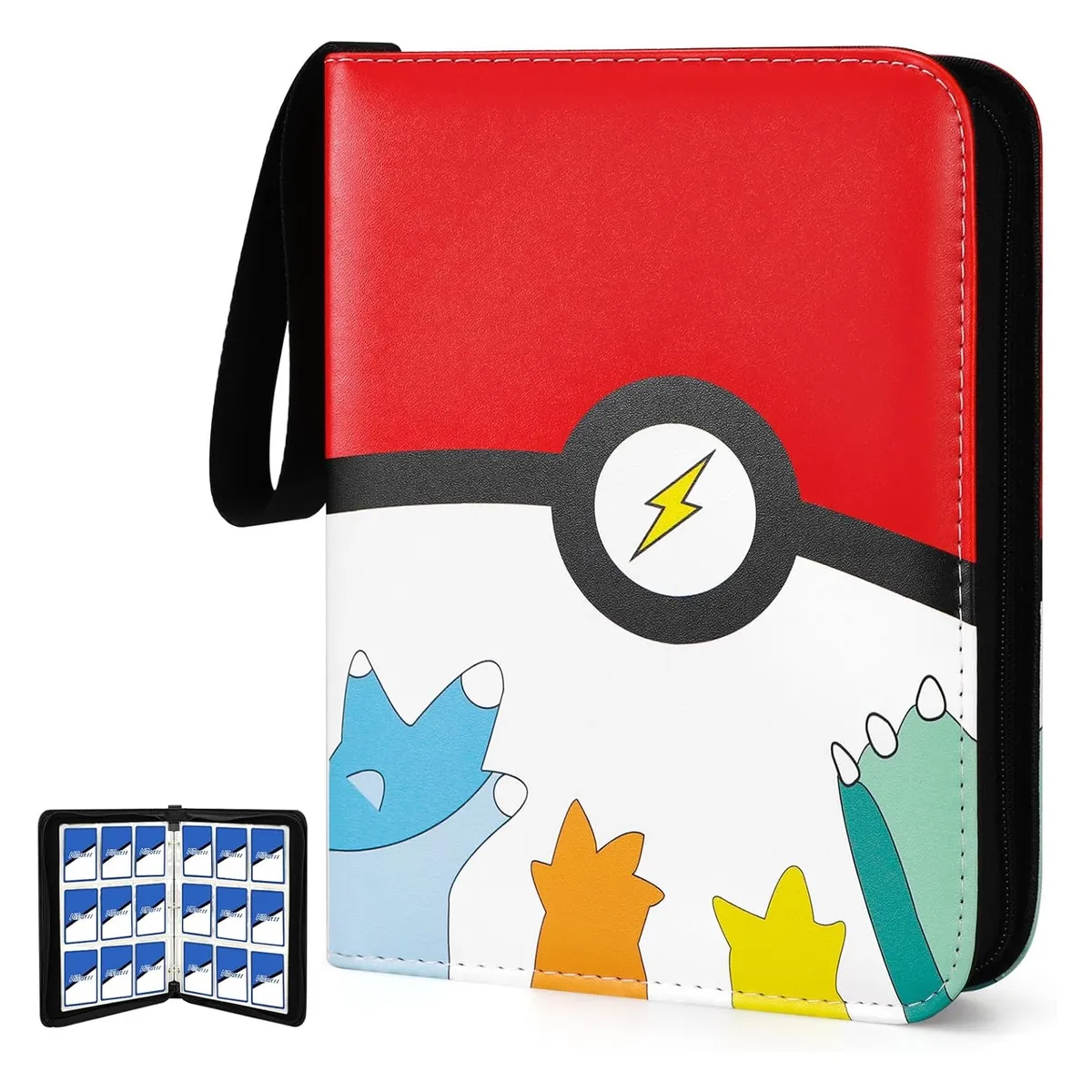 POKEMON - Tarjetero Folder Carpeta para Cartas Pokemon de 900 Cartas TGC Cards