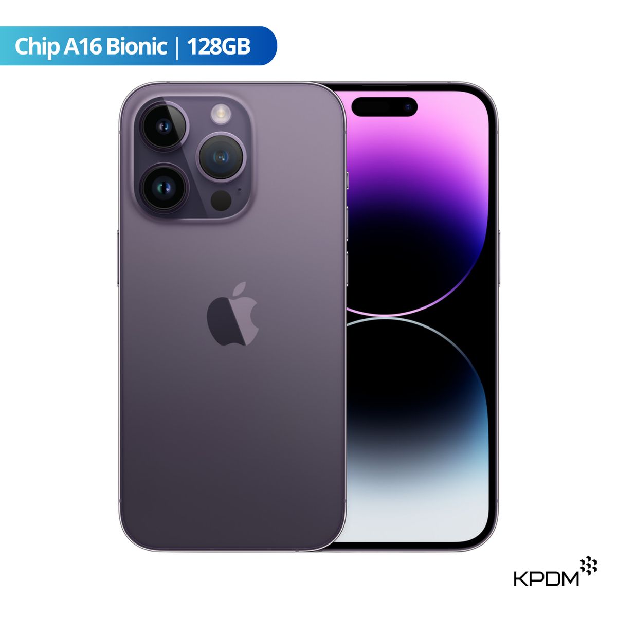 APPLE - iPhone 14 Pro 128GB Morado Oscuro eSIM Reacondicionado Grado A