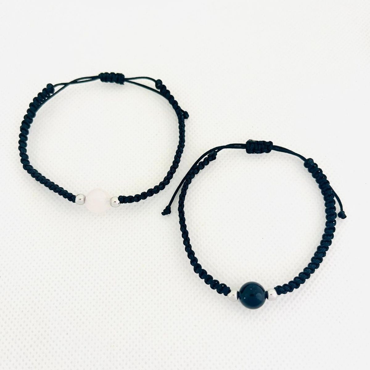 GENERICO - Pulsera Dúo Amor y Protección billas acero
