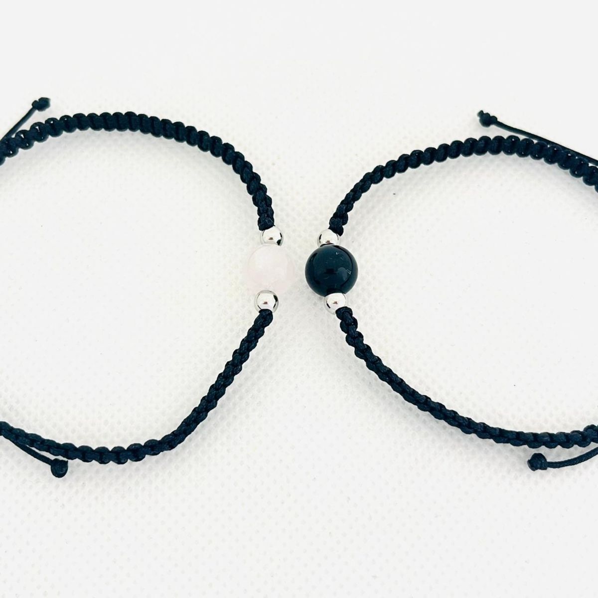 GENERICO - Pulsera Dúo Amor y Protección billas acero