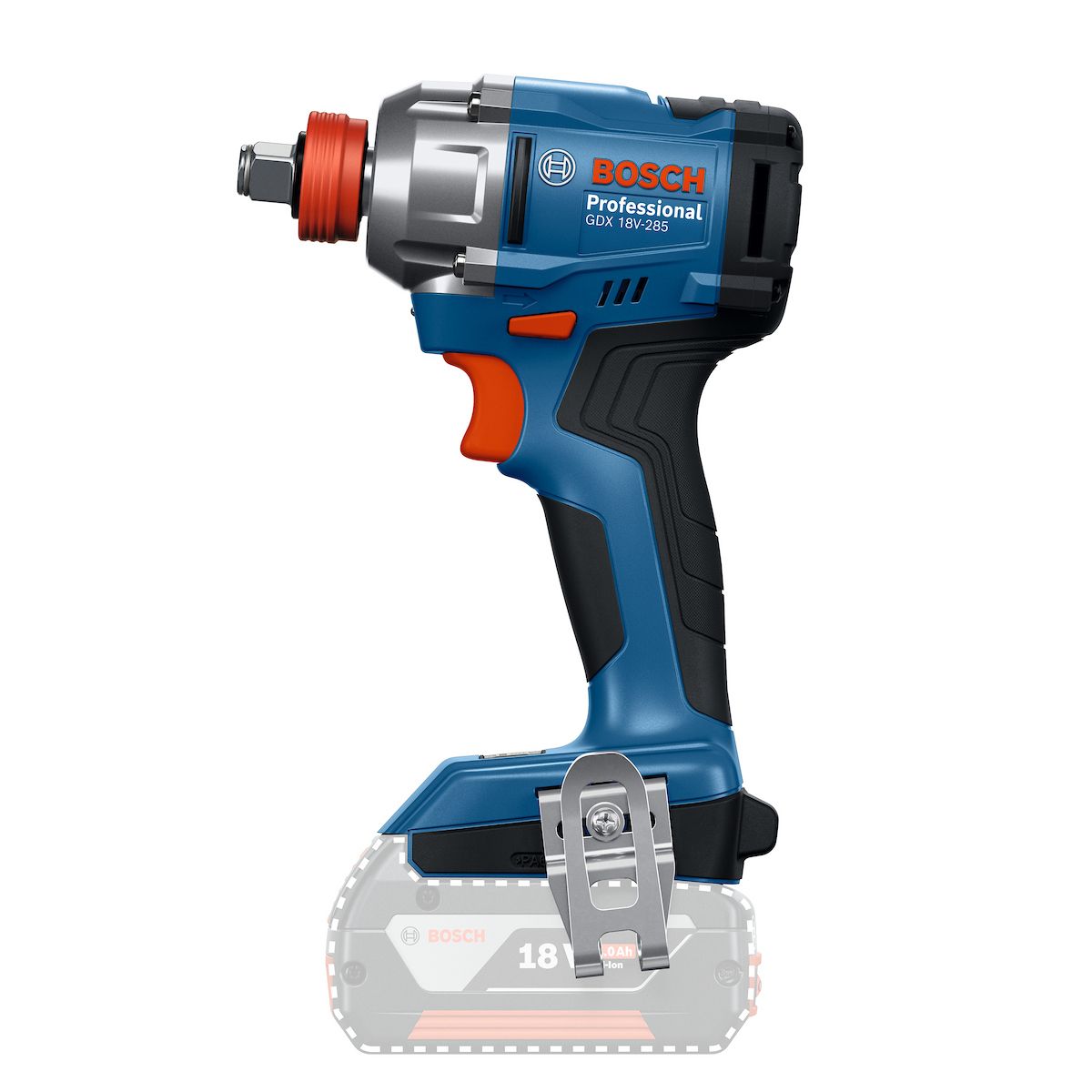 BOSCH - Atornillador de Impacto 1/2-1/4" 18V Bosch Gdx 18 V-285