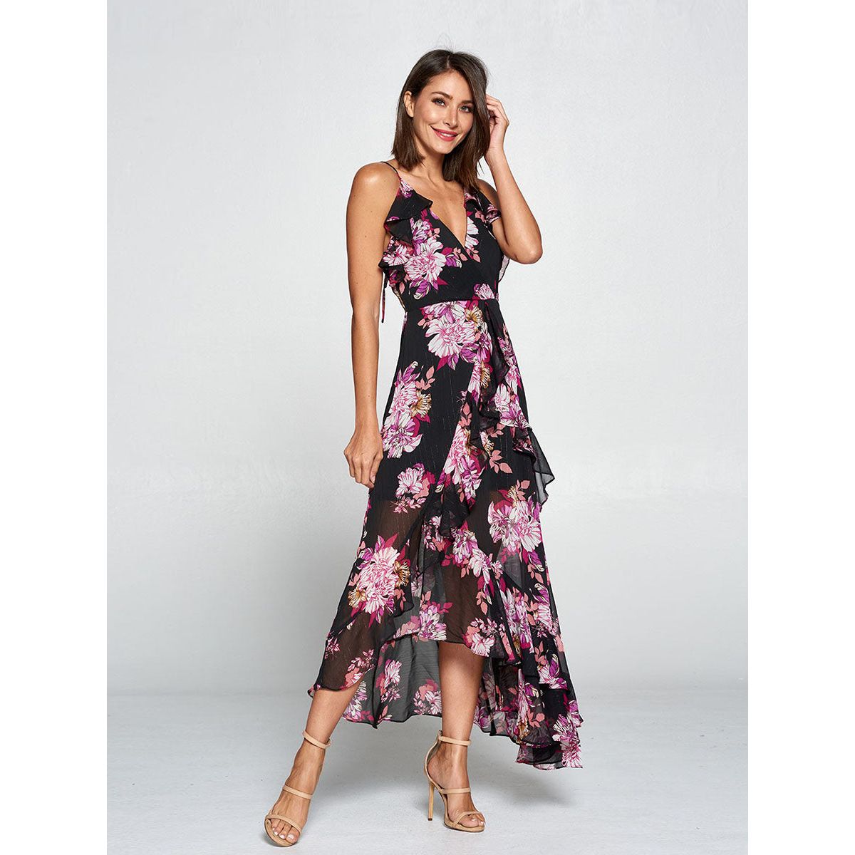 MARTINELA - VESTIDO LARGO MIDI MUJER YAEL