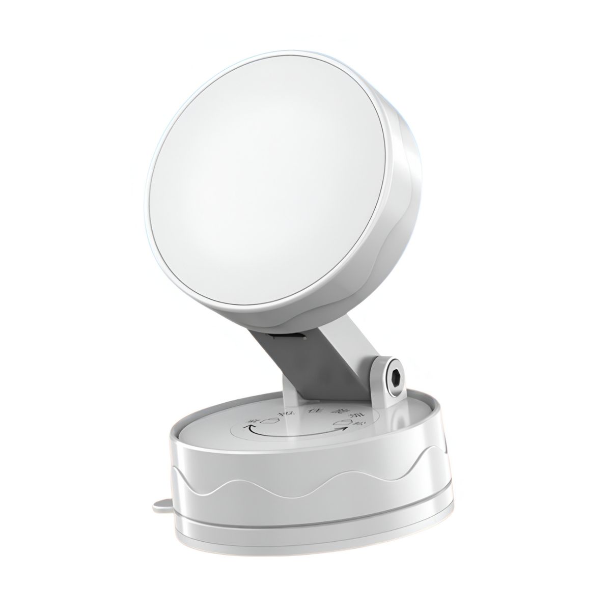 GENERICO - Ventosa al vacío con Soporte Magnético para Celular color blanco