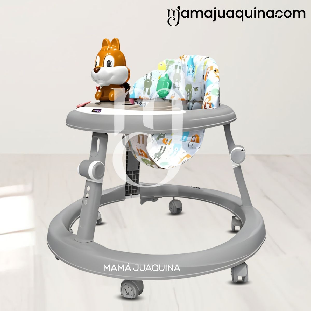 Baby - Andador con Tablero Musical «NUTTY» Gray