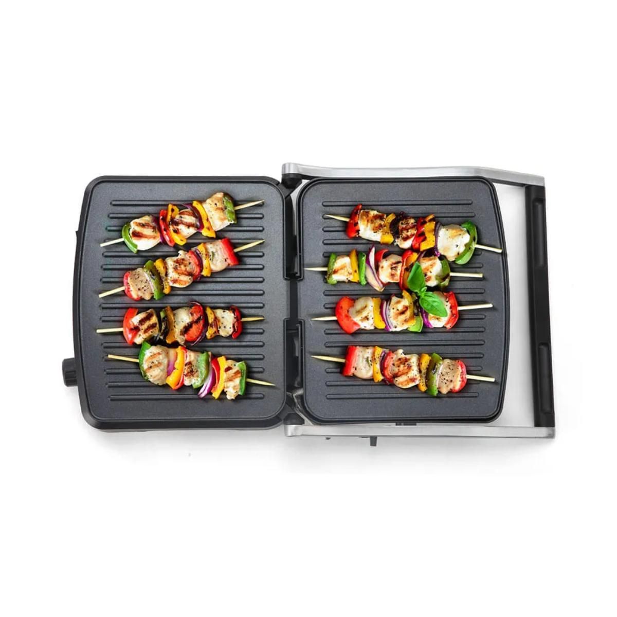 HOLSTEIN HOUSEWARES - Panini Grill Holstein 4P  Modelo HH-09106002SS