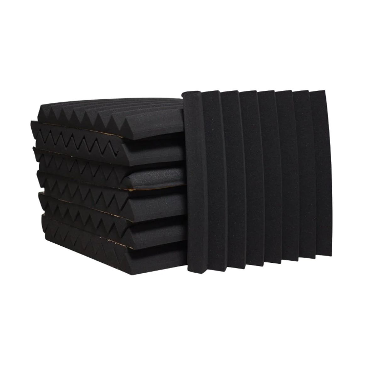 ALL SOUND - Esponja Acústica de Pared c Autoadhesivo Mod Sierra Negro EA-SIN50 ALL SOUND