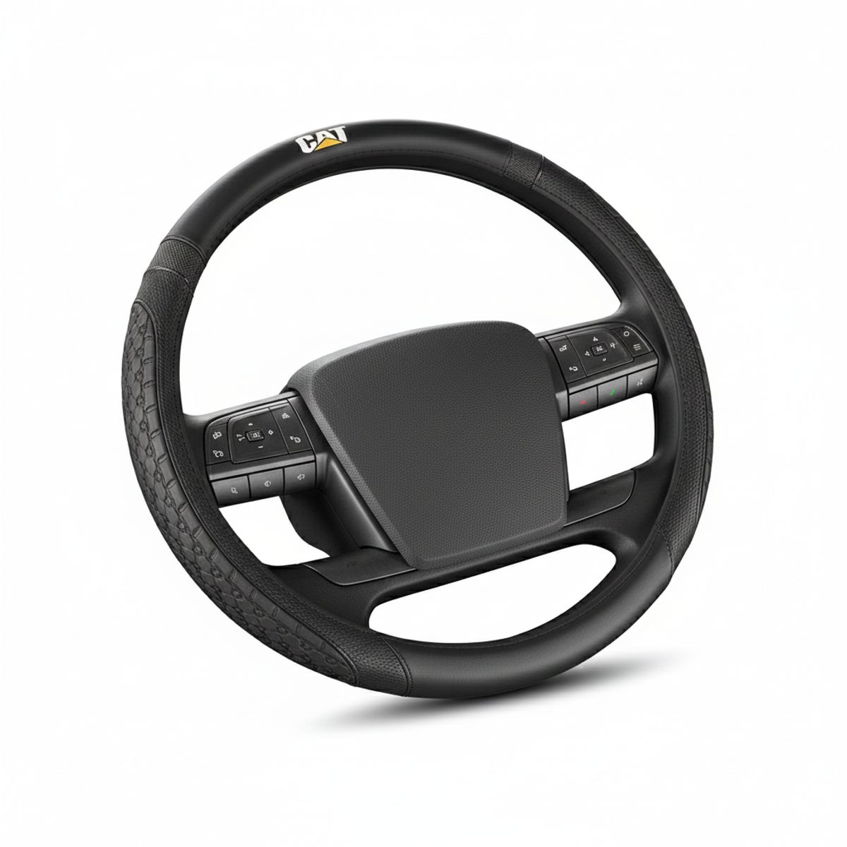 CAT - Forro Cubre Volante CAT Diseño Neumático Universal Color Negro