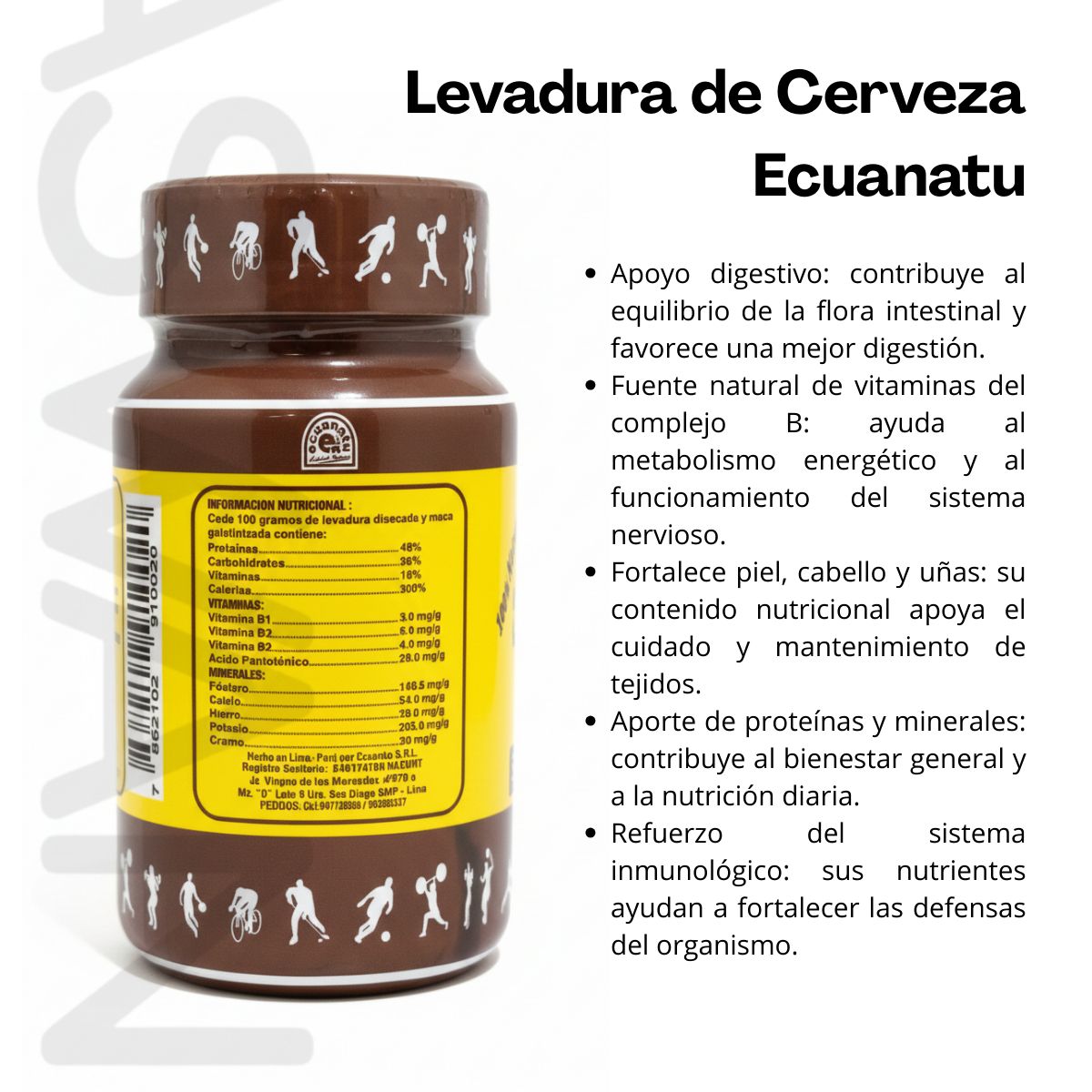 GENERICO - Levadura de Cerveza Ecuanatu