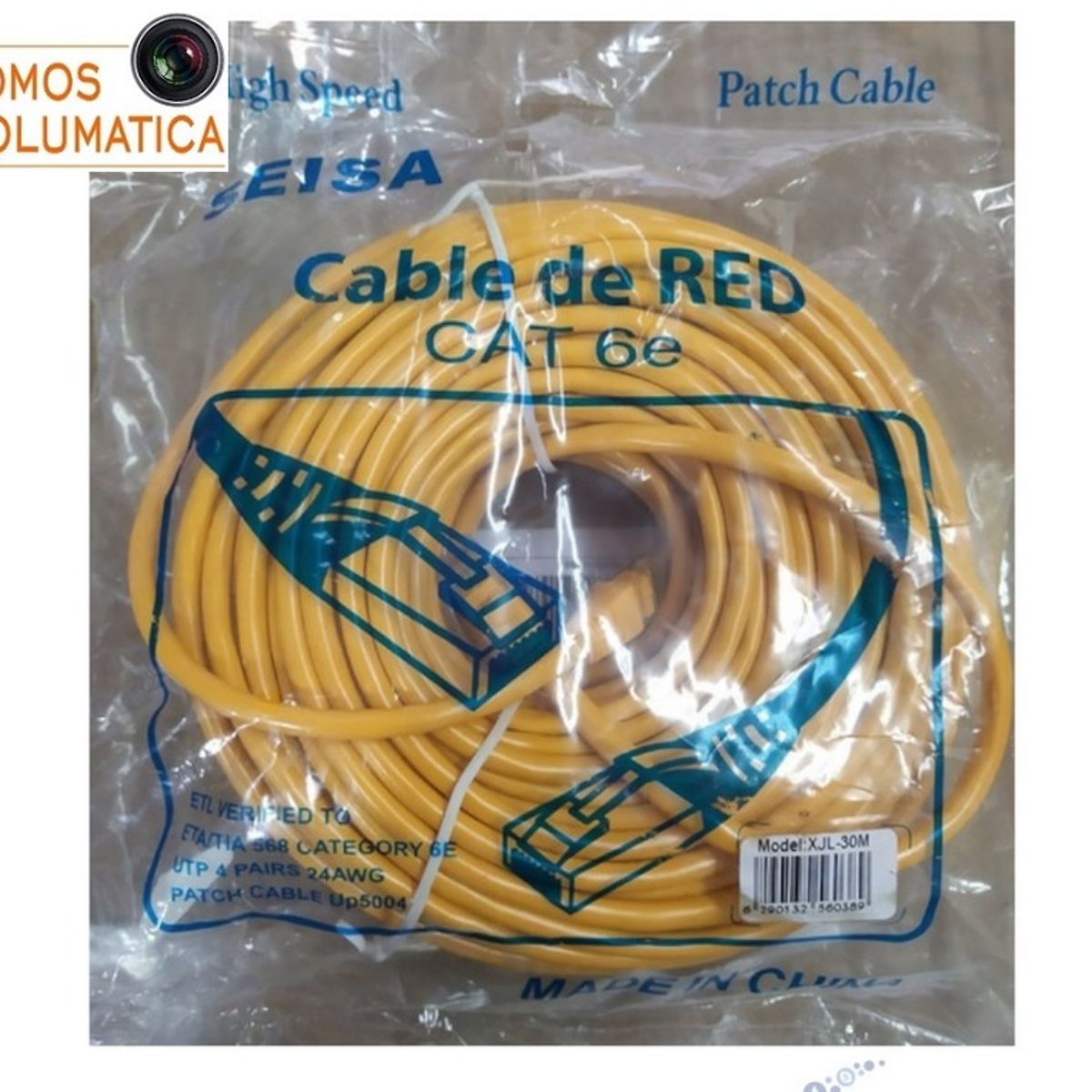 SEISA - Cable Internet Red Rj45 - Seisa Cat 6e - Alta Calidad 3 Metros