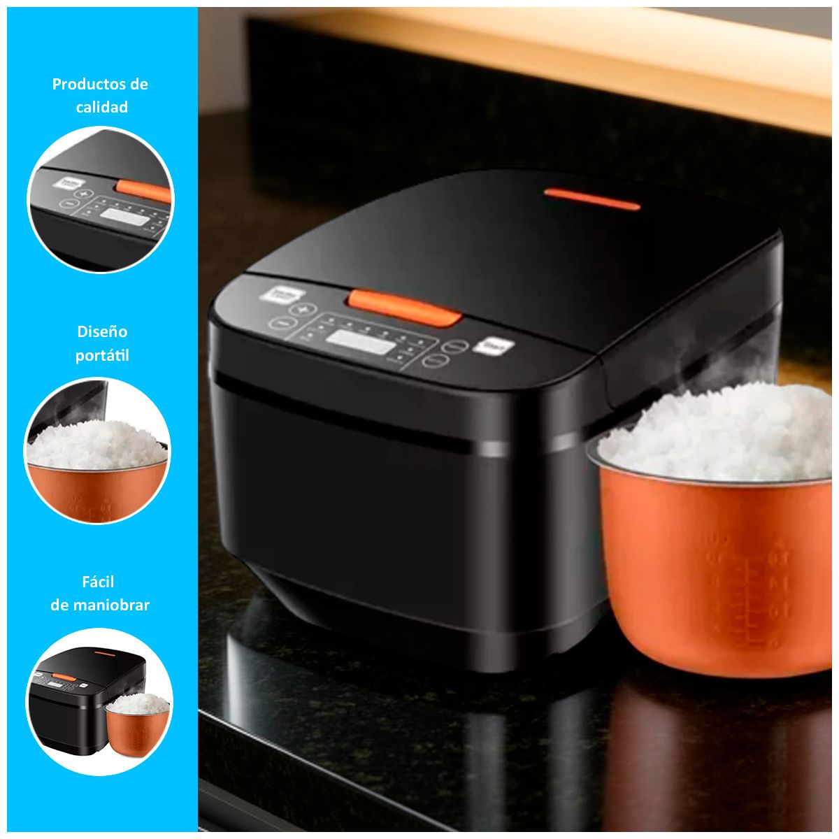 GENERICO - Olla Multiuso Silver Crest 5L 900W