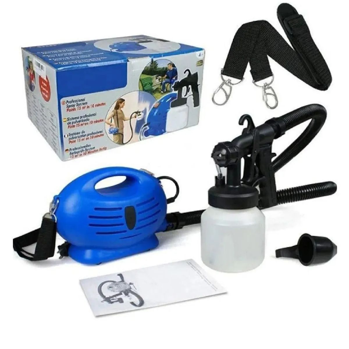 OEM - Kit Para Pintar Paint Zoom Compresor con Pistola y Recipiente