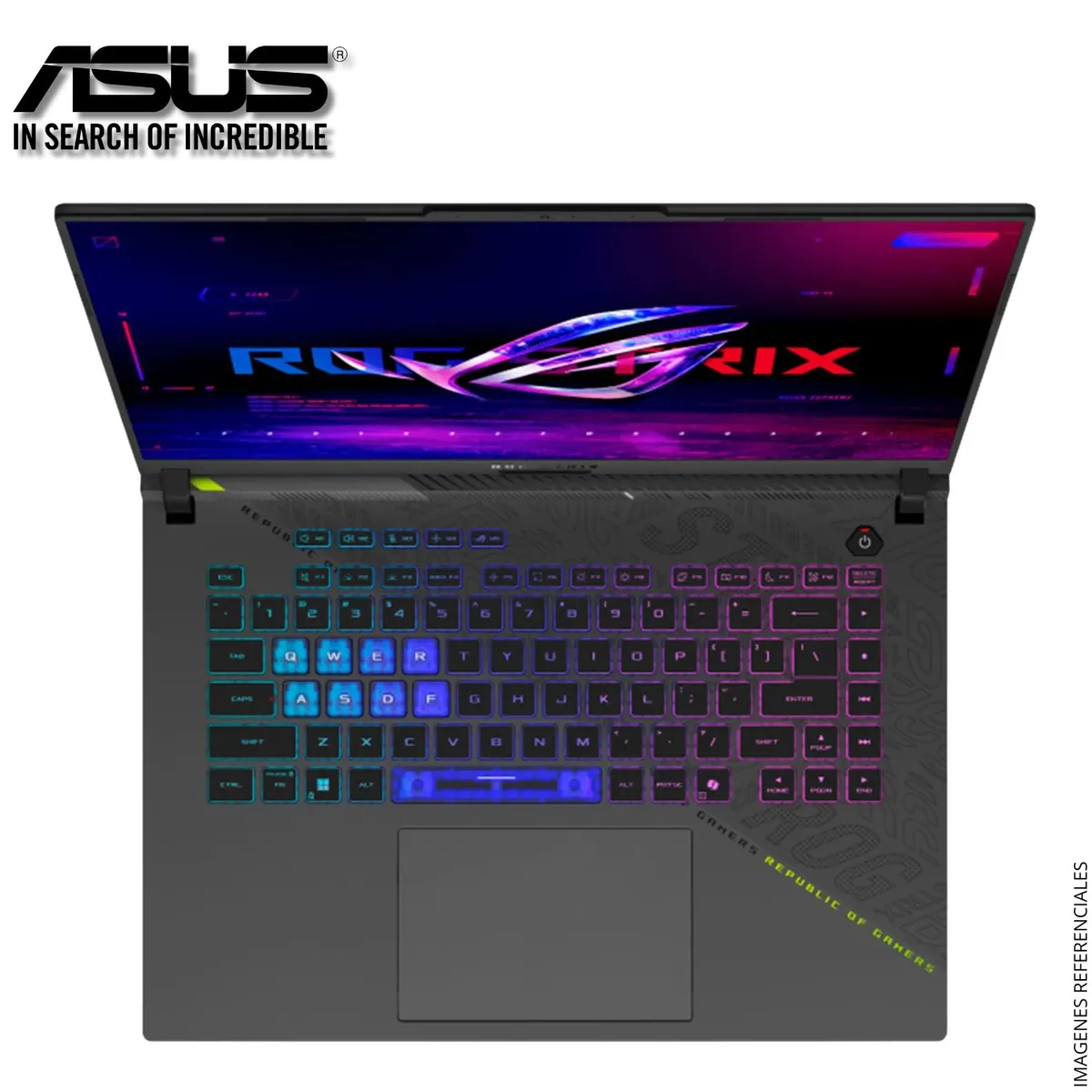 ASUS - Laptop Gamer Asus ROG STRIX G16 G614P-WH94 Ryzen 9-8940HX 16GB RAM 1TB SSD RTX5070-8GB 16FHD+ 165HZ